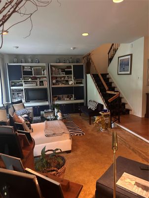 Interior, Living room, Recessed Lighting