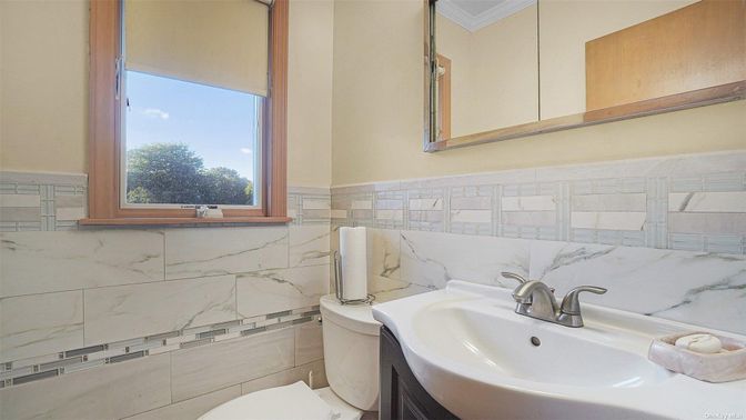 Bathroom, Interior, Marble Walls