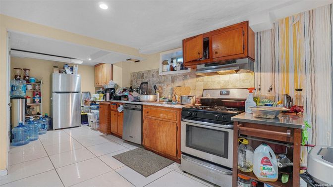 Interior, Kitchen, Recessed Lighting, Stainless Steel Appliances