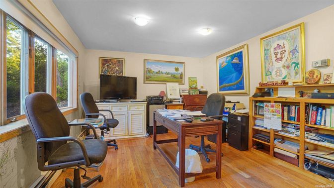 Home Office, Interior, Wood Texture Flooring
