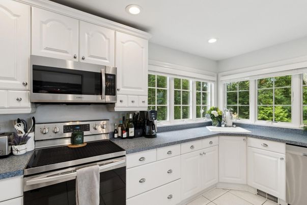 Interior, Kitchen, Recessed Lighting, Stainless Steel Appliances