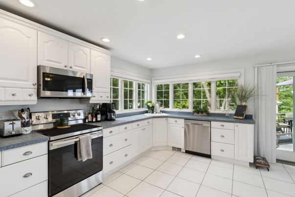 Interior, Kitchen, Recessed Lighting, Stainless Steel Appliances