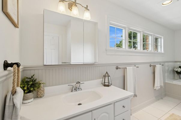 Bathroom, Interior, Recessed Lighting