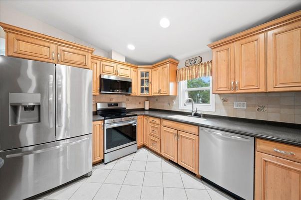 Interior, Kitchen, Recessed Lighting, Stainless Steel Appliances