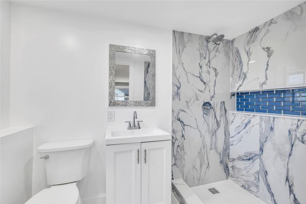 Bathroom, Interior, Marble Walls