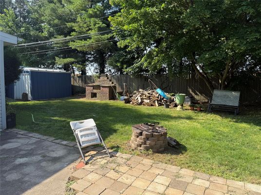 Backyard, Exterior, Fireplace