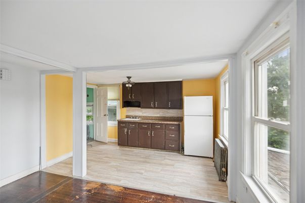 Interior, Kitchen, Wood Texture Flooring