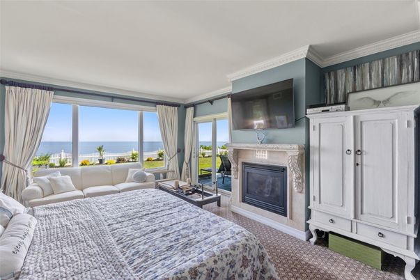 Bedroom, Fireplace, Interior, Water