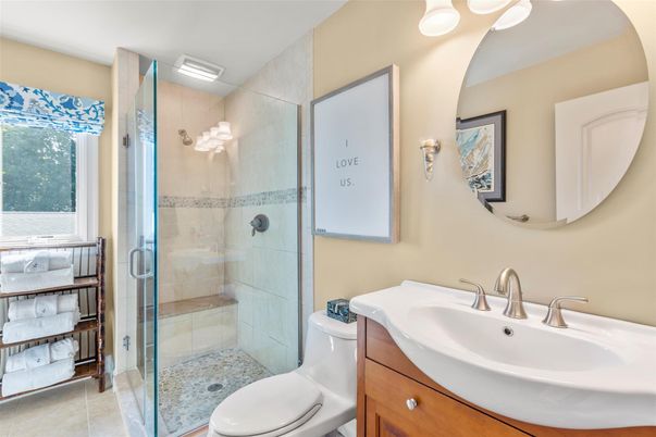 Bathroom, Glass Shower, Interior