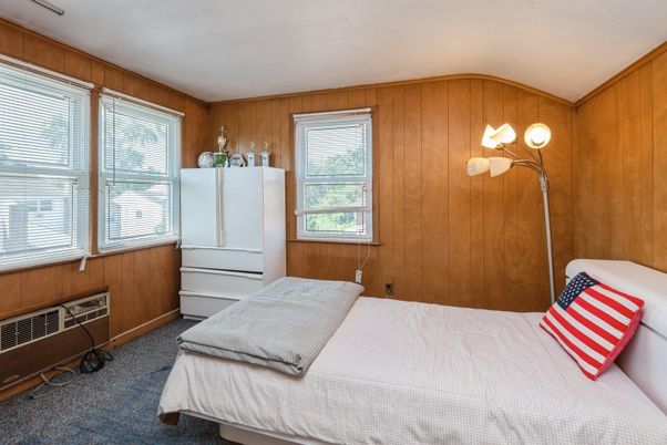 Bedroom, Interior, Wooden Walls