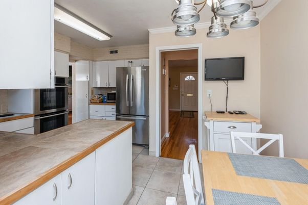 Interior, Kitchen, Stainless Steel Appliances, Tile Countertops