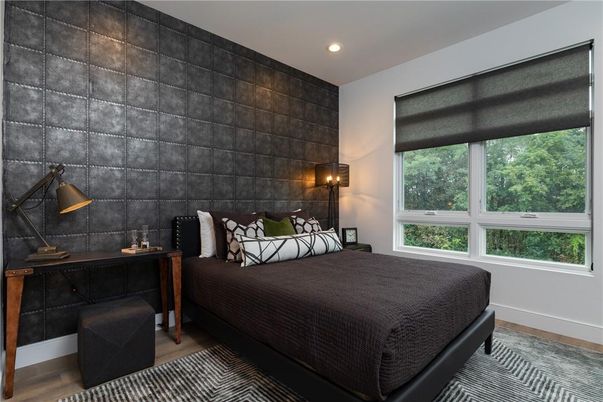 Bedroom, Interior, Recessed Lighting