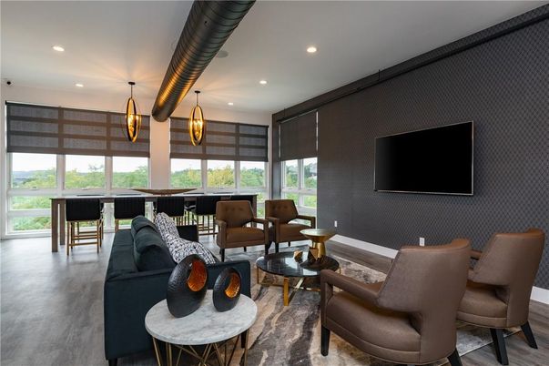 Dining room, Interior, Living room, Pendant Lights, Recessed Lighting