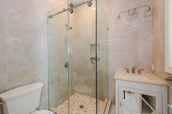 Bathroom, Glass Shower, Interior