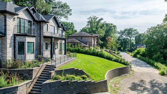Backyard, Exterior, Facade, Brick Facade, Tudor Revival