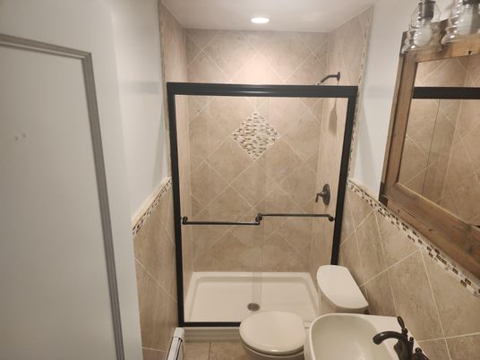 Bathroom, Interior, Recessed Lighting