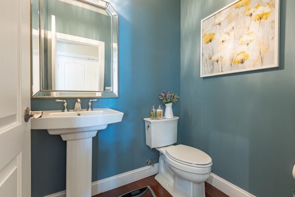 Bathroom, Interior, Wood Texture Flooring