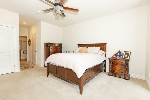 Bedroom, Interior, Recessed Lighting