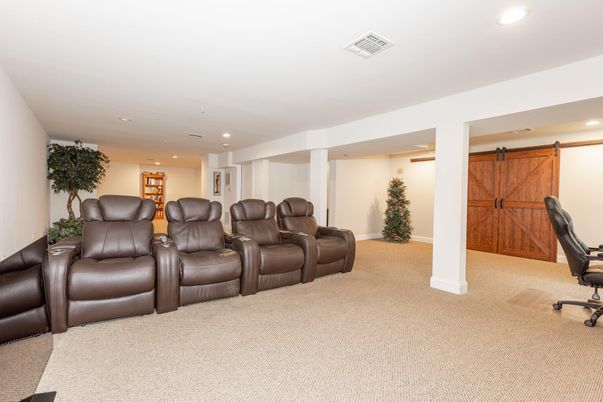 Home Theatre Room, Interior, Recessed Lighting, Theatre Room