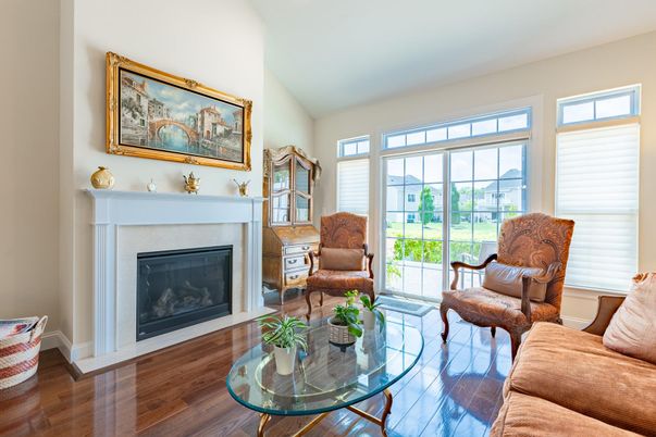 Fireplace, Interior, Living room, Wood Texture Flooring