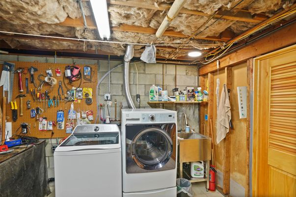 Interior, Utility Closets, Washer, Wooden Walls