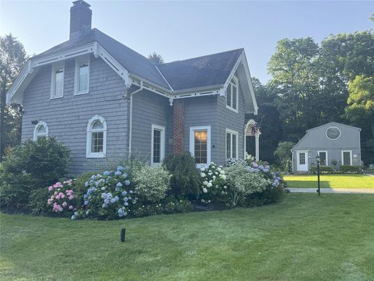 Backyard, Exterior, Facade, Brick Traditional