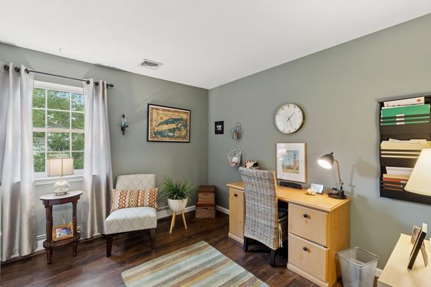 Home Office, Interior, Wood Texture Flooring