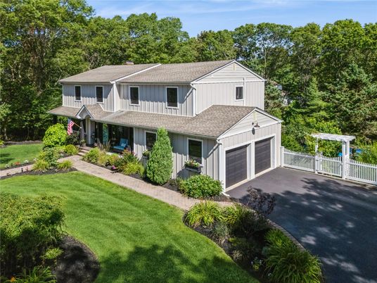 Attached, Backyard, Exterior, Facade, Farmhouse