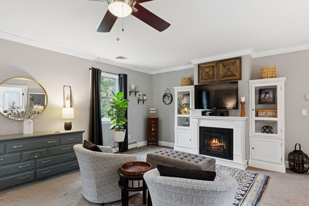 Fireplace, Interior, Living room