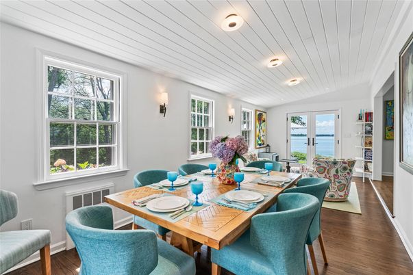 Dining room, Interior, Water, Wood Texture Flooring