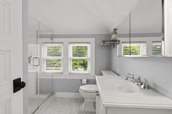 Bathroom, Glass Shower, Interior