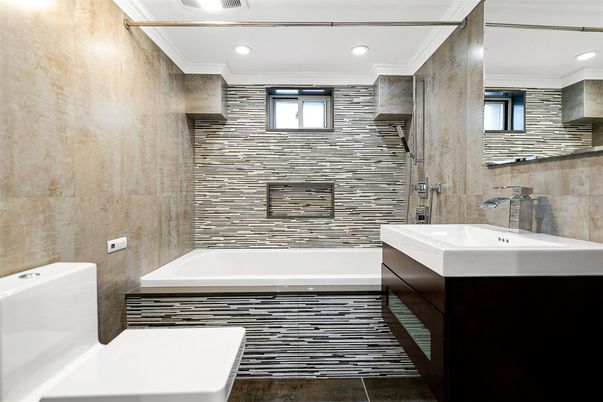 Bathroom, Interior, Recessed Lighting