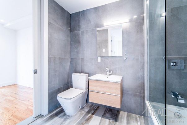 Bathroom, Glass Shower, Interior, Wood Texture Flooring