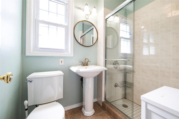 Bathroom, Glass Shower, Interior
