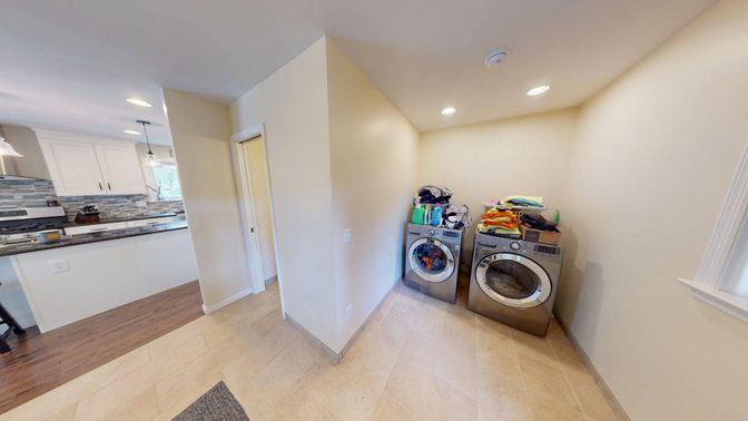 Interior, Recessed Lighting, Washer