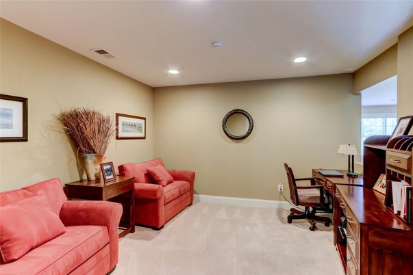 Home Office, Interior, Recessed Lighting