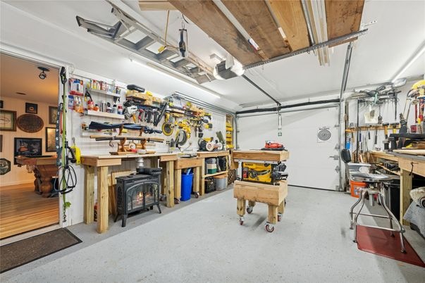 Fireplace, Garage, Interior