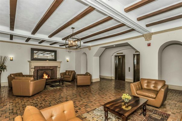 Fireplace, Interior, Living room, Pendant Lights, Wooden Beams