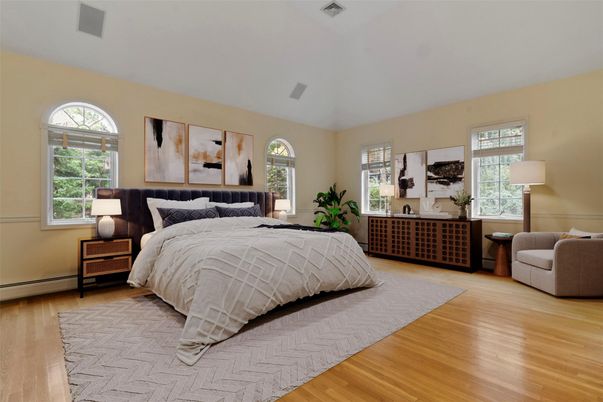 Bedroom, Interior, Wood Texture Flooring