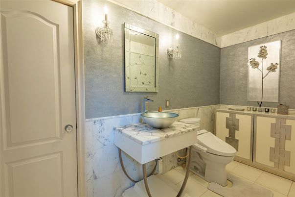 Bathroom, Interior, Marble Walls