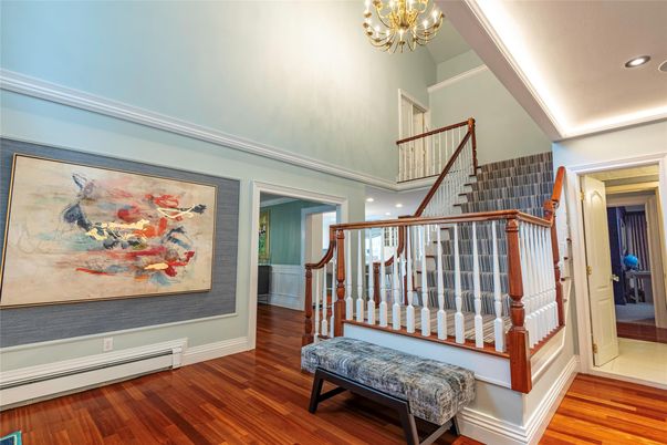 Chandelier, Interior, Recessed Lighting, Wood Texture Flooring