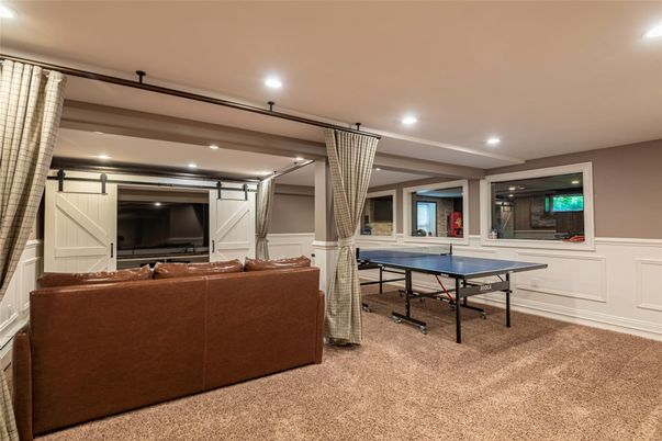 Game Room, Interior, Living room, Recessed Lighting