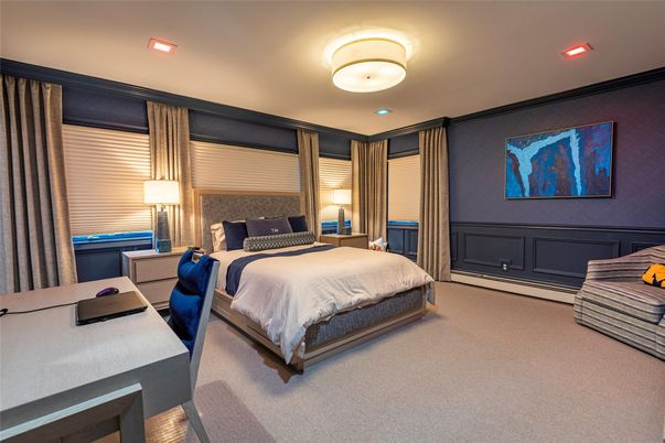 Bedroom, Interior, Recessed Lighting