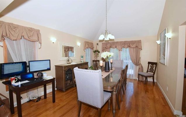 Chandelier, Home Office, Interior, Wood Texture Flooring