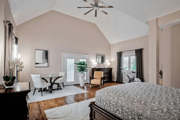 Bedroom, Home Office, Interior, Wood Texture Flooring
