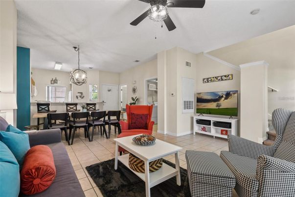 Dining room, Interior, Pendant Lights