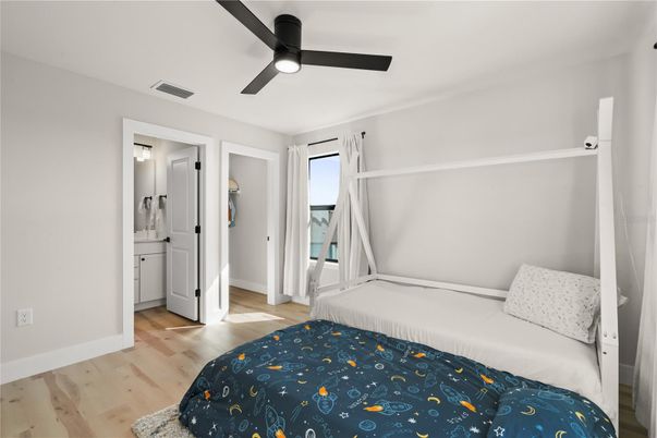 Bedroom, Interior, Wood Texture Flooring