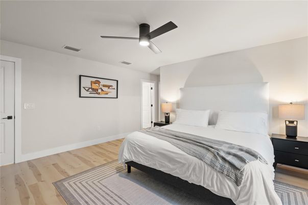 Bedroom, Interior, Wood Texture Flooring