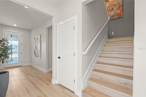 Interior, Recessed Lighting, Wood Texture Flooring