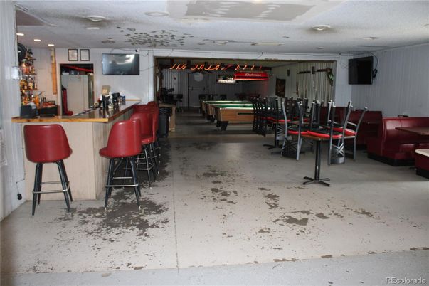 Billiard Table, Game Room, Interior, Pendant Lights, Recessed Lighting